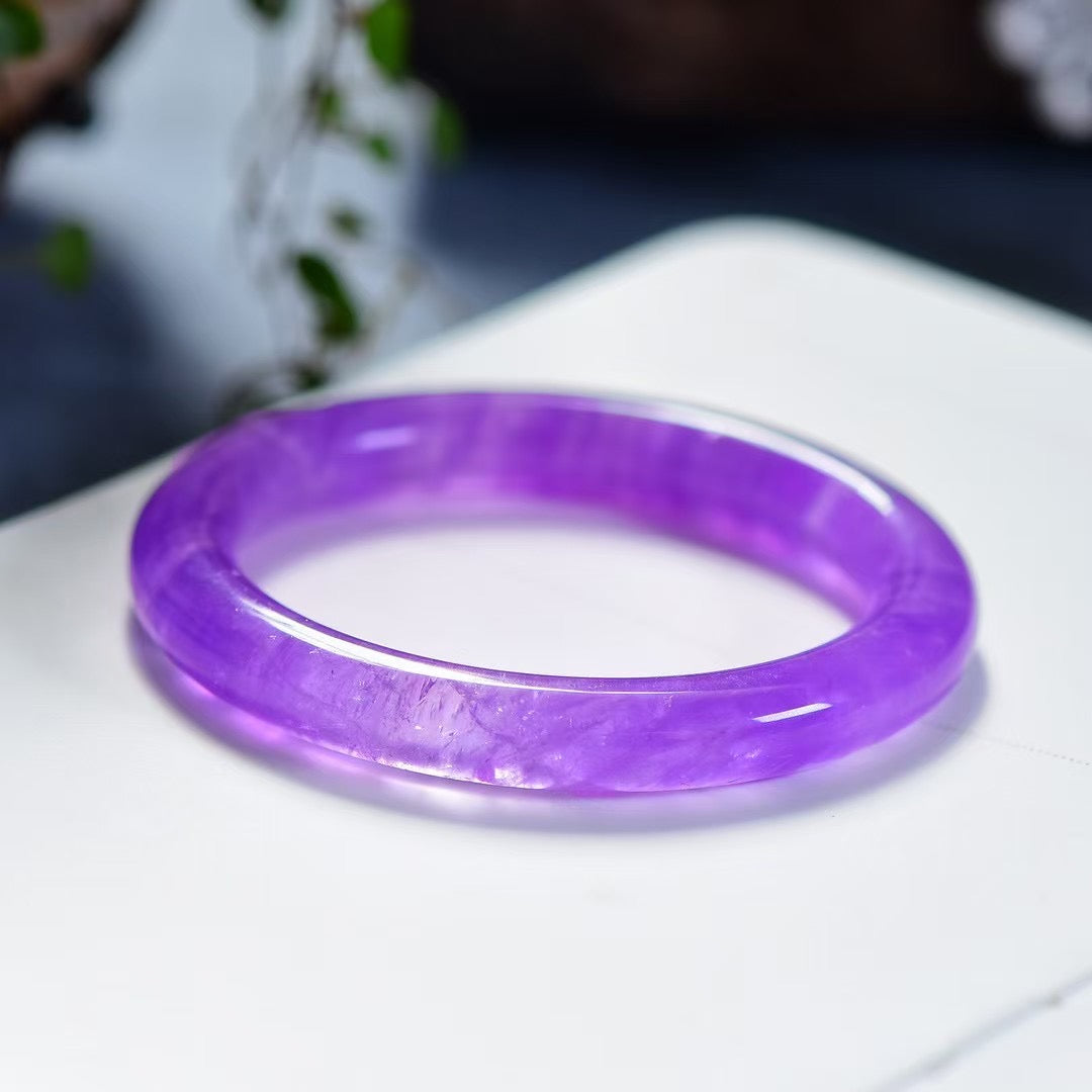 A1871 Inside Diameter 54 MM Beautiful Amethyst Bracelet