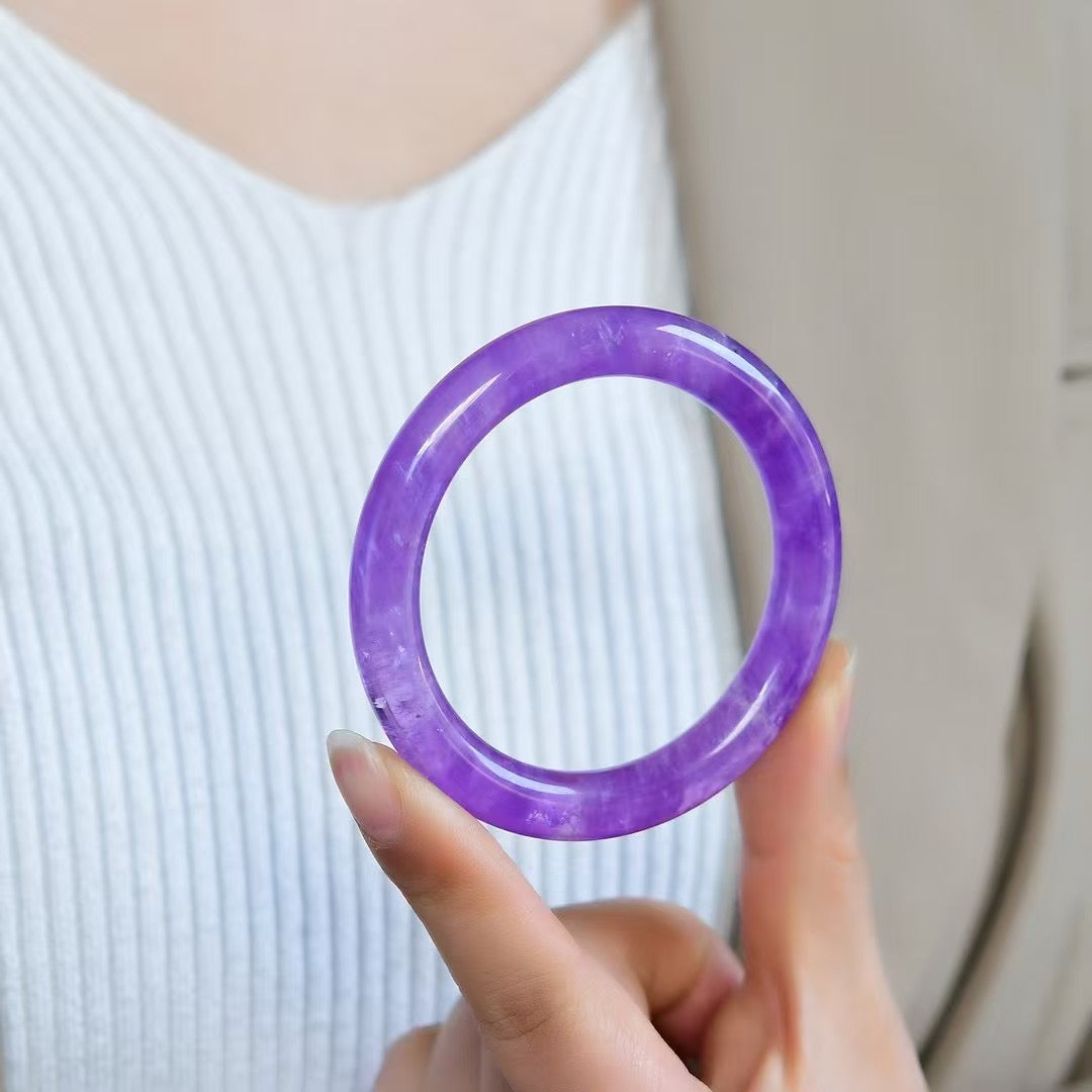 A1871 Inside Diameter 54 MM Beautiful Amethyst Bracelet