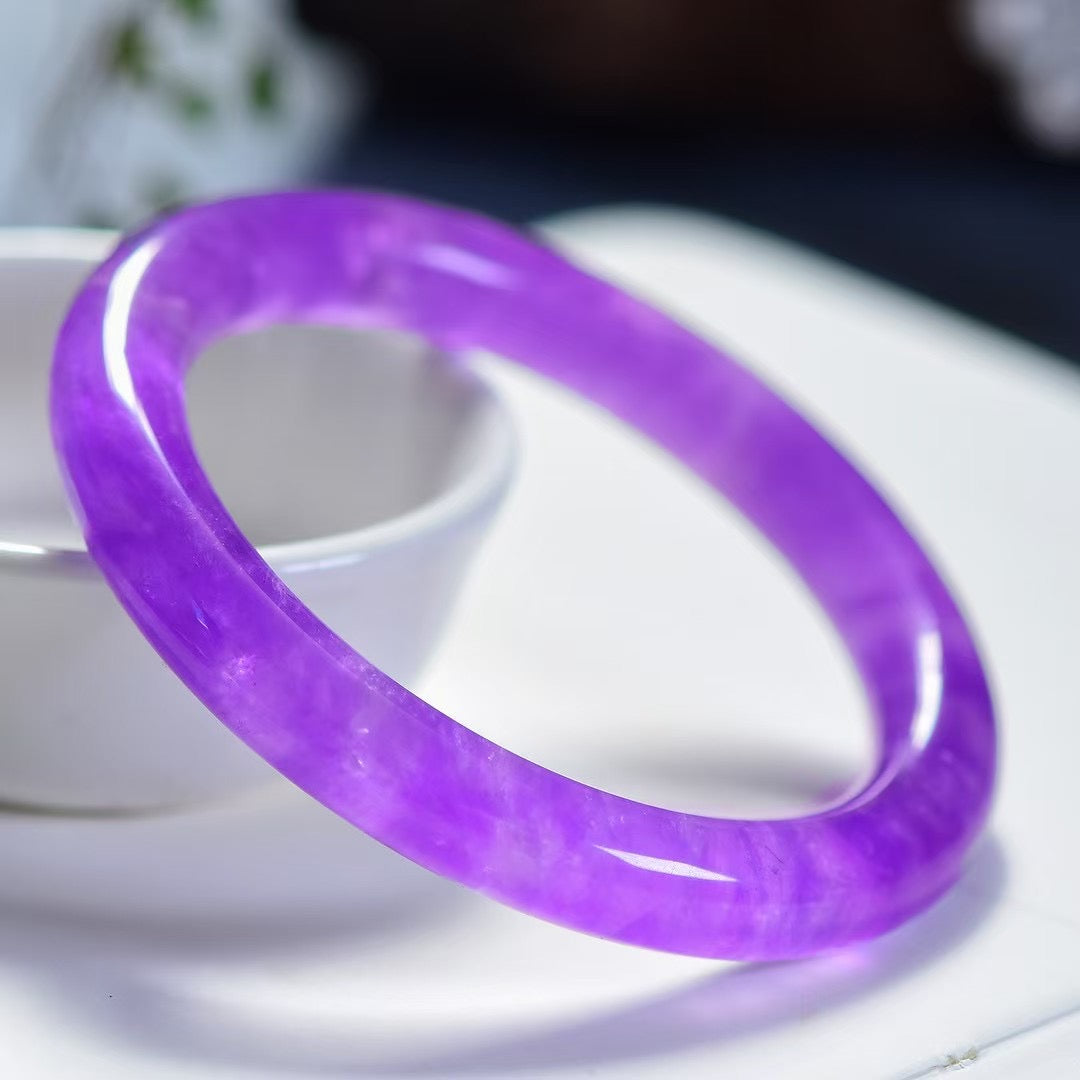 A1871 Inside Diameter 54 MM Beautiful Amethyst Bracelet