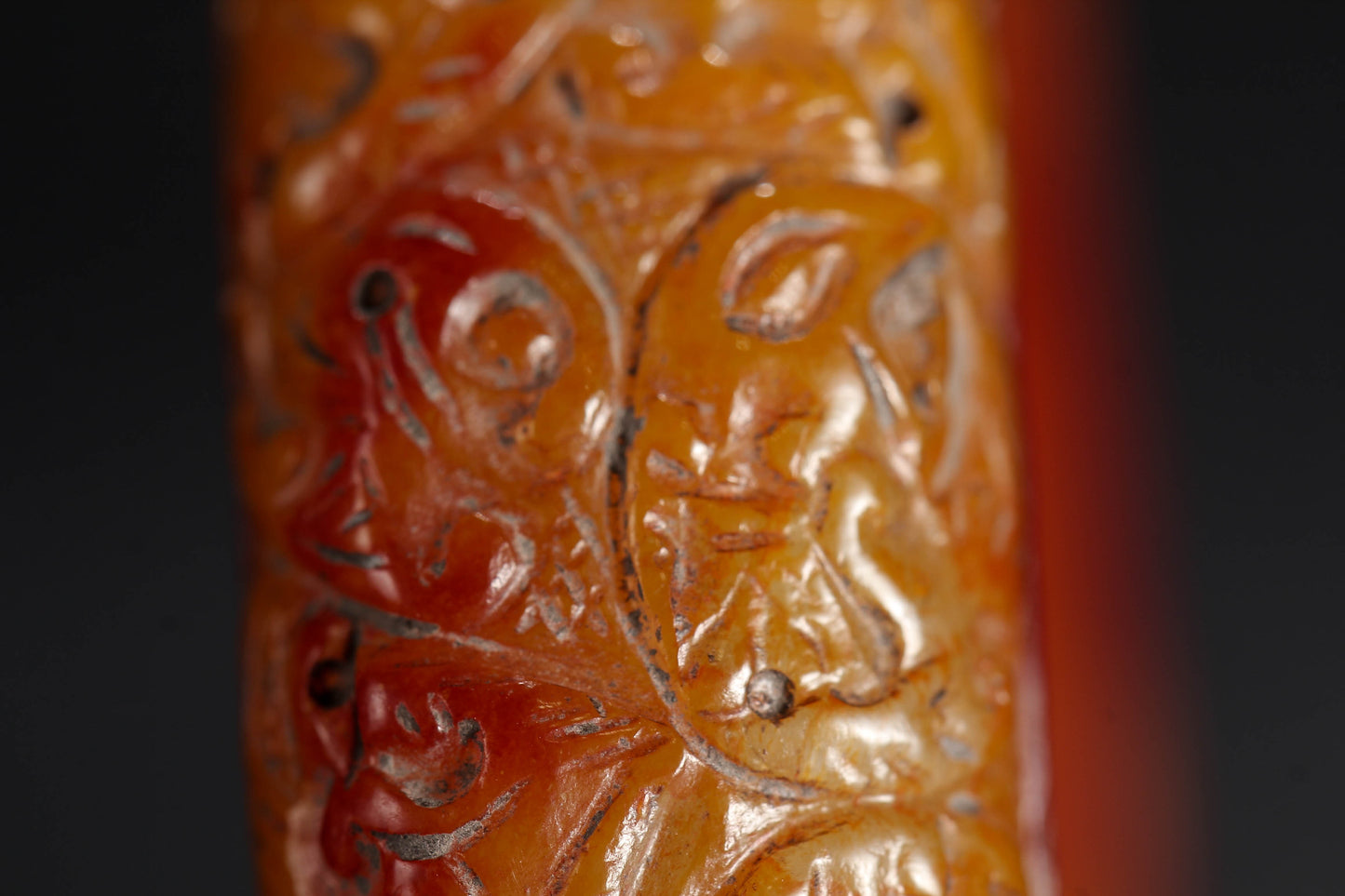 A2019 Inside Diameter 59 MM Vintage Chinese Hetian Jade Bracelet