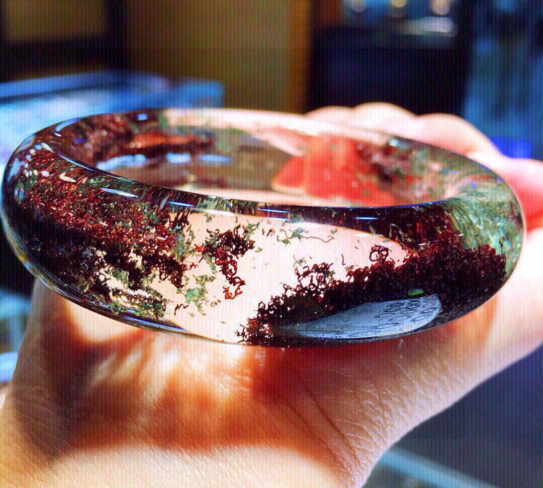 A2072 Inside Diameter 56 MM Beautiful Multi-coloured Crystal Bracelet