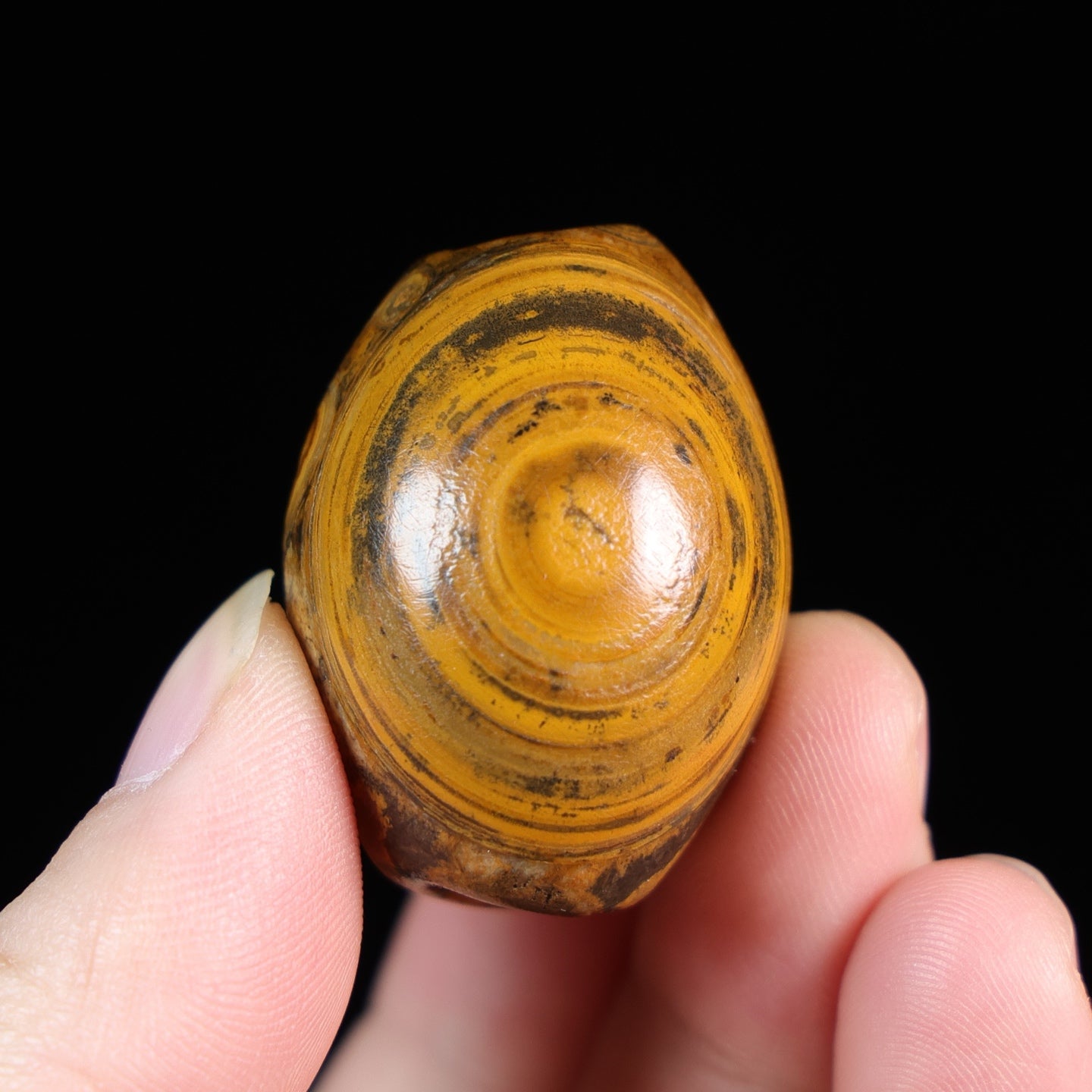 A2269 Vintage Chinese Agate Bead Pendant