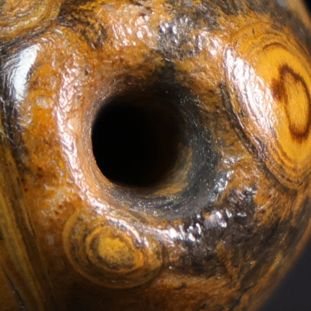 A2269 Vintage Chinese Agate Bead Pendant