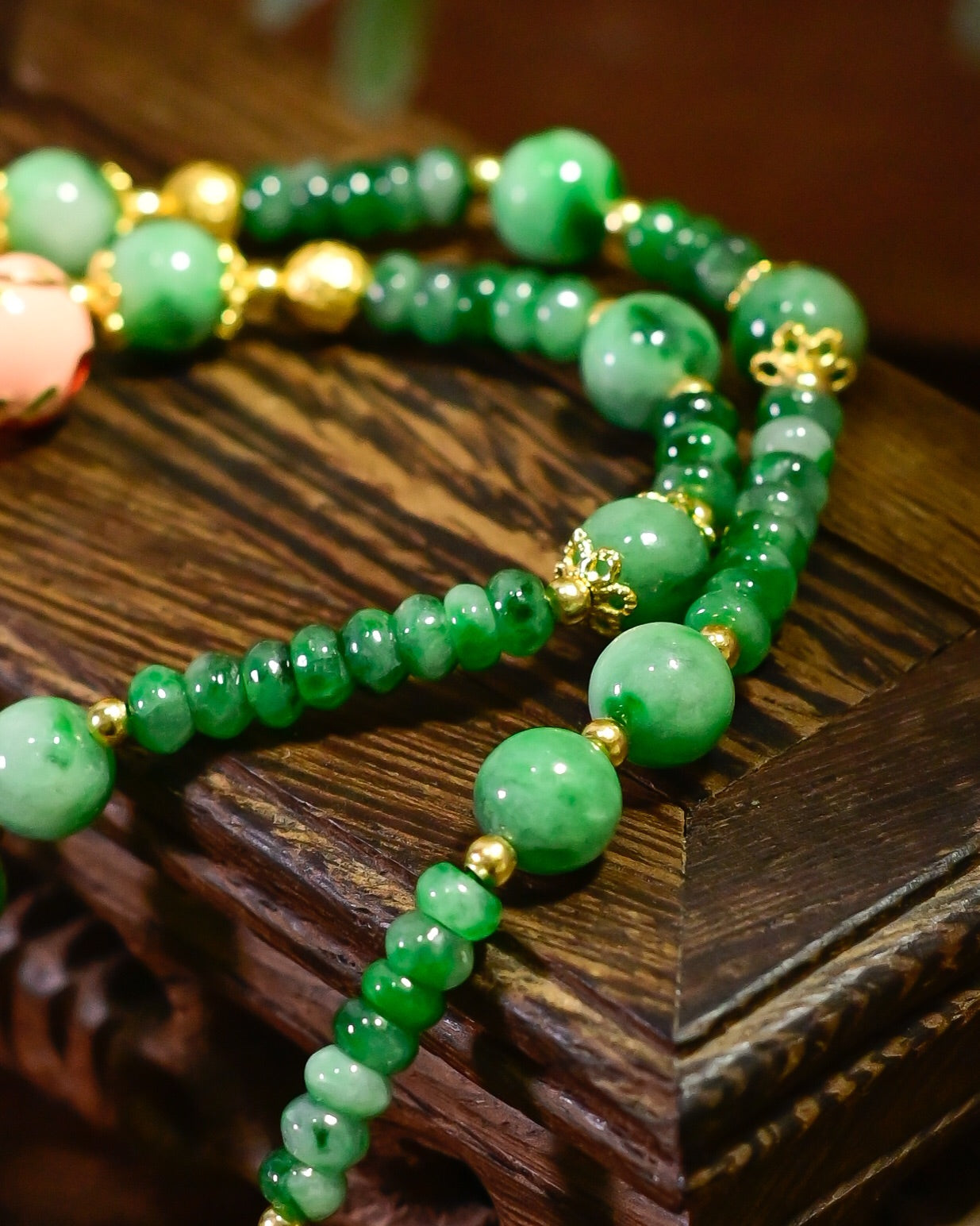 A2279 Exquisite Jadeite Beads Pendant/Necklace