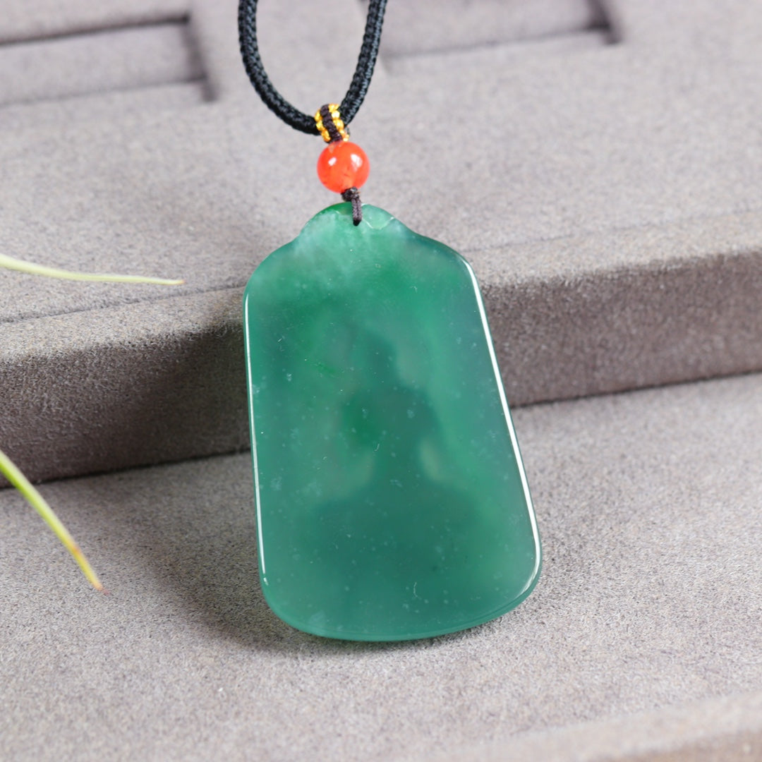 A2332 Beautiful Jadeite Carved Kwan-yin Pendant
