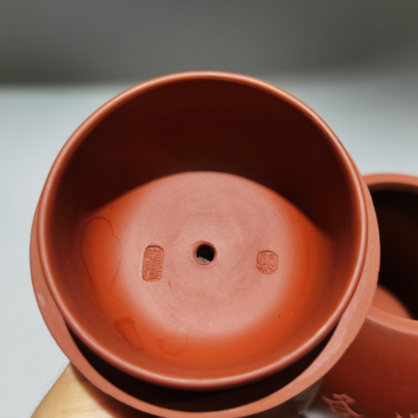 A2362 Chinese Yixing Zisha Clay Eight Taoism Deity Teapot w Artist Signed