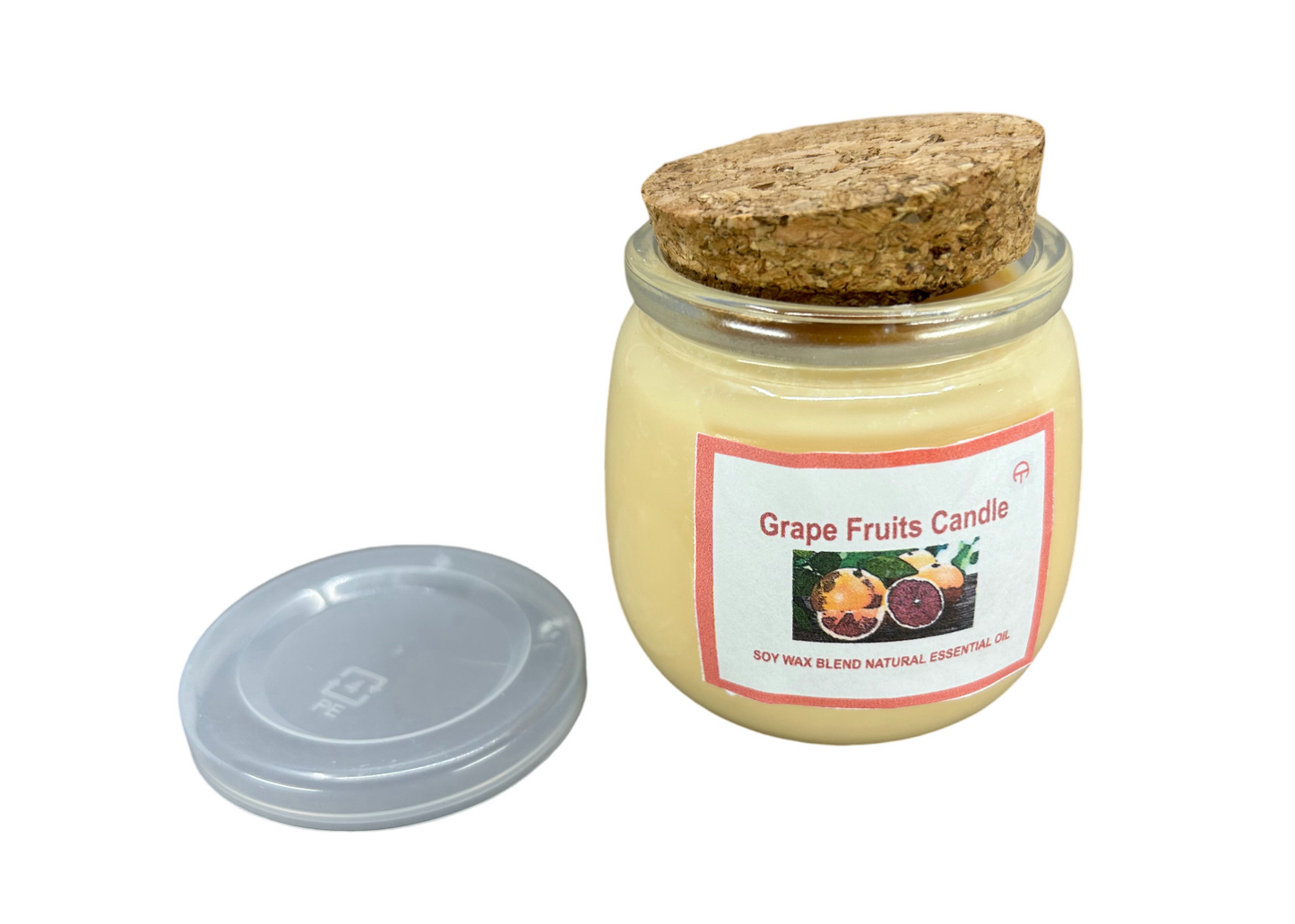 QR023 15% Orange Grapefruit Scented Soy Wax Candle 7oz Jar (Copy)