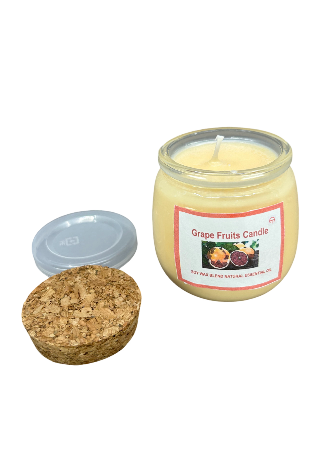 QR023 15% Orange Grapefruit Scented Soy Wax Candle 7oz Jar (Copy)
