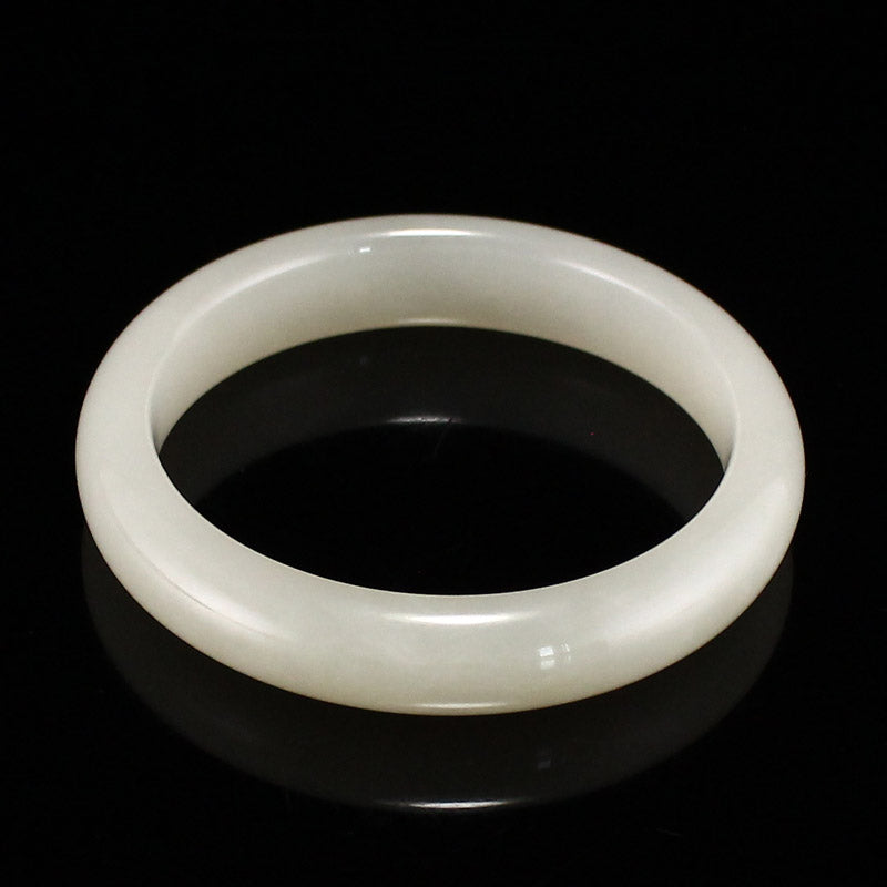 Inside Diameter 53 Natural Hetian Jade Bracelet