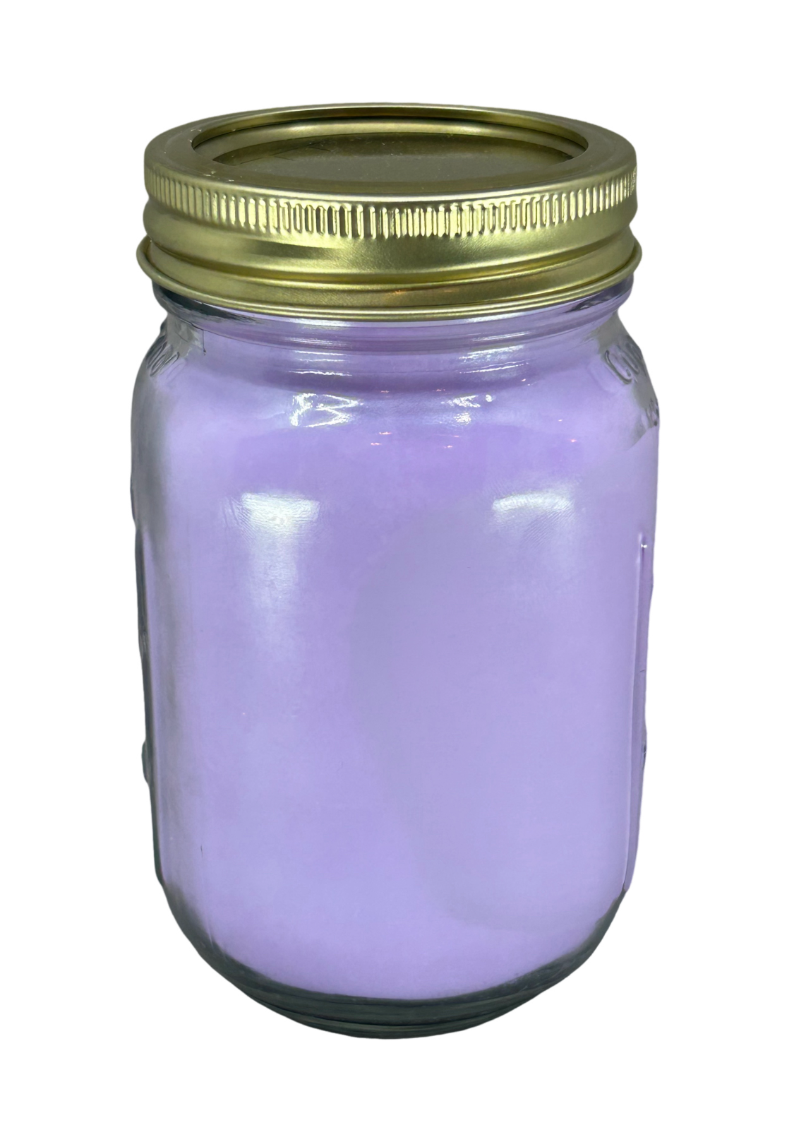 QR026 2.5% Purple Lavender Scented Soy Wax Candle 14oz Jar