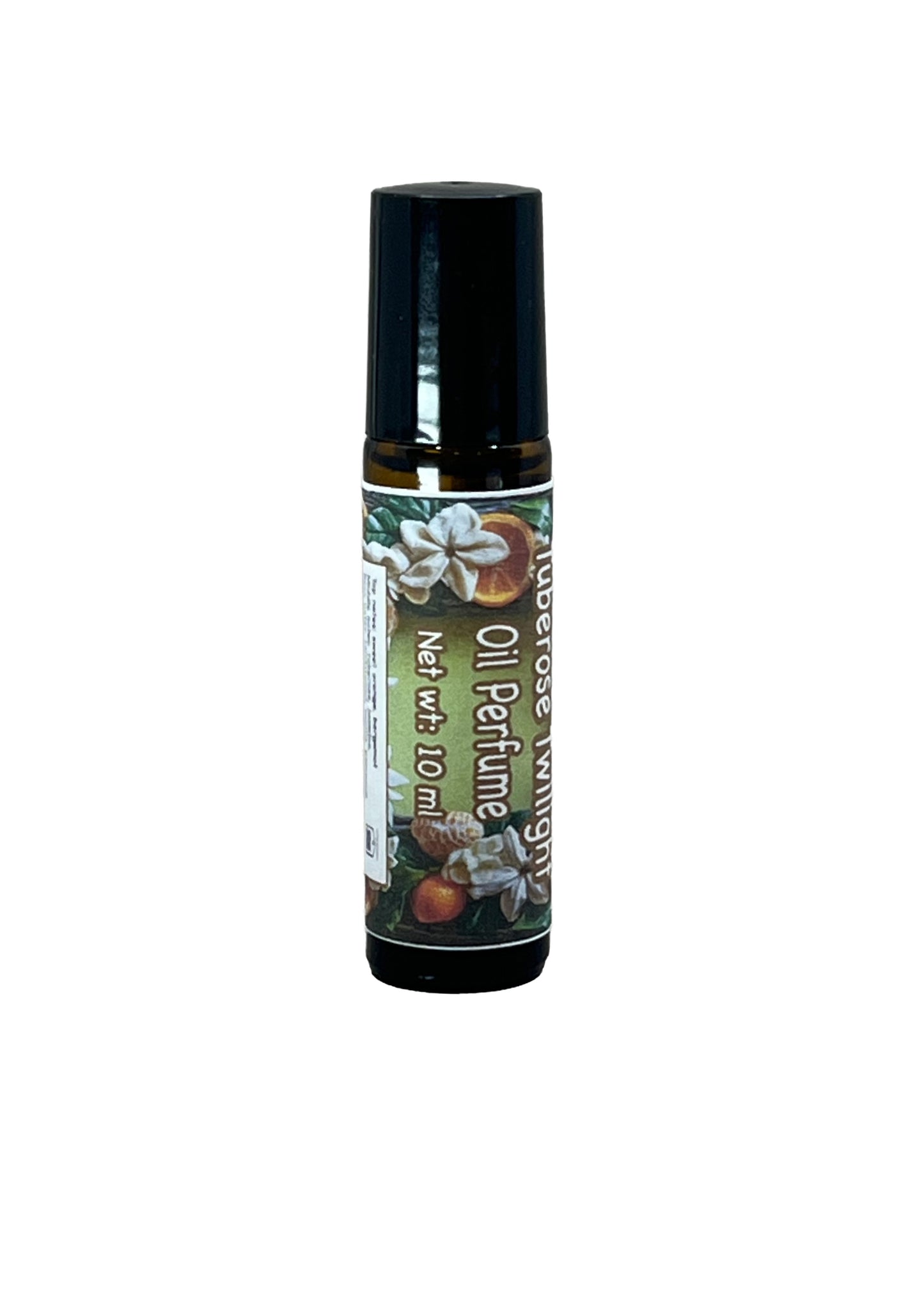 Tuberose Twilight Perfume Oil - Romantic Floral Scent w Jasmine, Vanilla Roll On - 10ml Natural & Alcohol-Free w Jojoba P014A